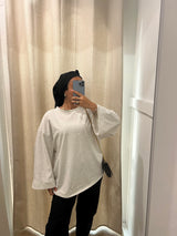 T-SHIRT SURDIMENSIONNÉ (MANCHES LONGUES)