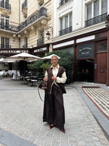 PANTALON À PINCES WIDE LEG