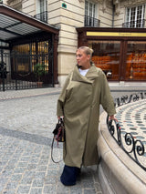 LONG TRENCH MANCHES BOUFFANTES