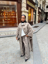PANTALON À PINCES WIDE LEG