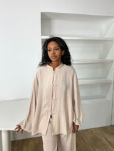 ENSEMBLE MINIMALISTE BEIGE NUDE