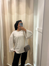 T-SHIRT SURDIMENSIONNÉ (MANCHES LONGUES)