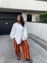 BLOUSE PLISSÉE BLANCHE