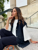 VESTE DENIM OVERSIZE