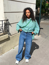CHEMISE VICHY OVERSIZE
