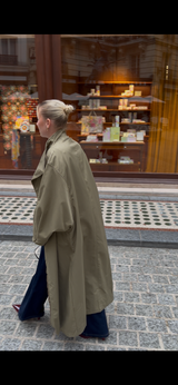 LONG TRENCH MANCHES BOUFFANTES