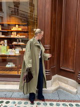 LONG TRENCH MANCHES BOUFFANTES