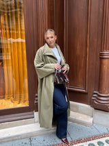 LONG TRENCH MANCHES BOUFFANTES