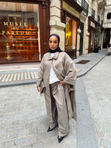 PANTALON À PINCES WIDE LEG
