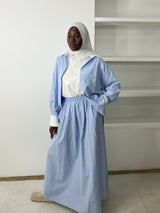 JUPE RIVIERA BLEUE