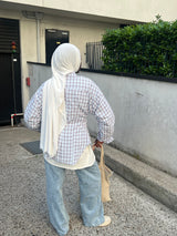 CHEMISE CINTRÉE À CARREAUX