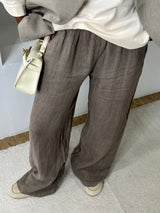 PANTALON EN LIN