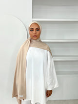 MAXI HIJAB JERSEY LIQUID [BEIGE]
