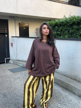 PANTALON BALLON À RAYURES
