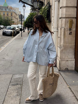 CHEMISE OVERSIZE SURPIQÛRE
