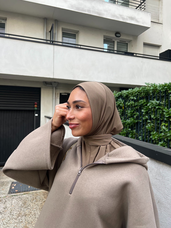 CAGOULE JERSEY PREMIUM [ TAUPE ]