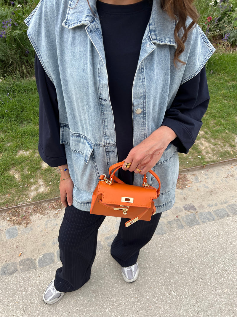 VESTE DENIM OVERSIZE