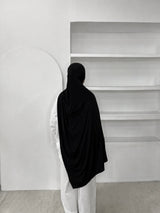 MAXI HIJAB JERSEY LIQUID [NOIR]