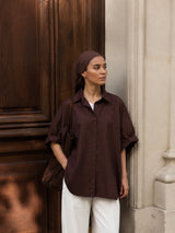 CHEMISE OVERSIZE 100% COTON