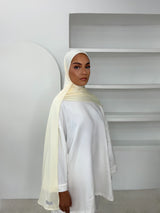 MAXI HIJAB JERSEY LIQUID [JAUNE BEURRE]