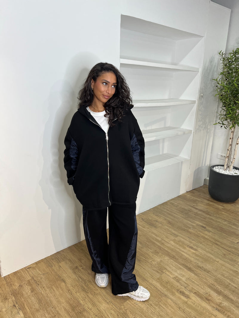 ENSEMBLE JOGGING BI-MATIÈRE