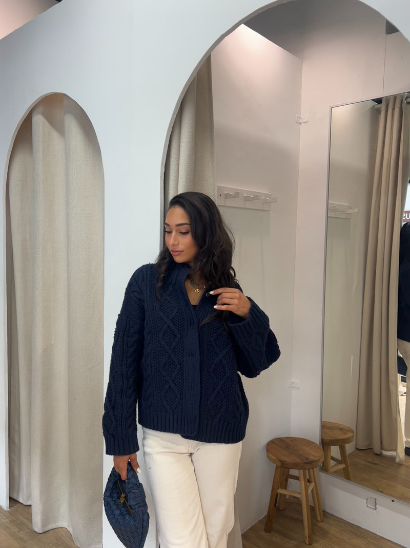 MANTEAU PULL ÉPAIS