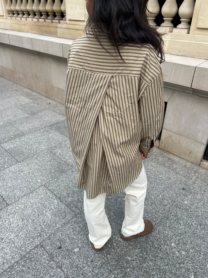 CHEMISE OVERSIZE RAYURES