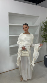 ROBE DRAPÉE IVOIRE