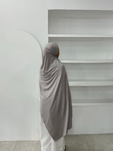MAXI HIJAB JERSEY LIQUID [GRIS]