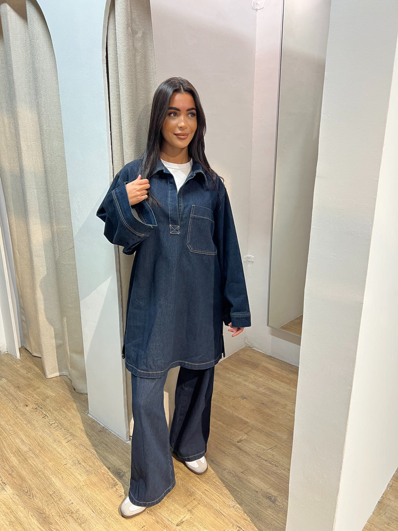 ENSEMBLE OVERSIZE DENIM