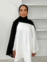 MAXI HIJAB JERSEY LIQUID [NOIR]