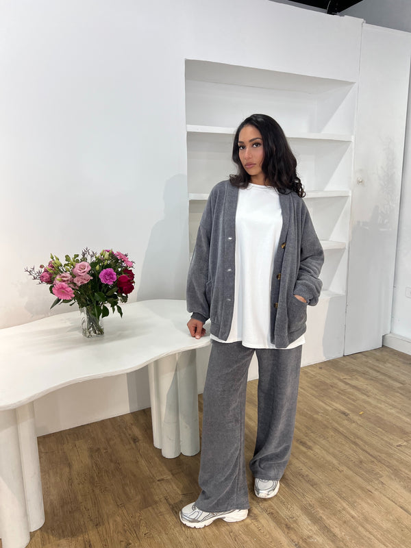 ENSEMBLE DÉCONTRACTÉ EFFET VELOURS