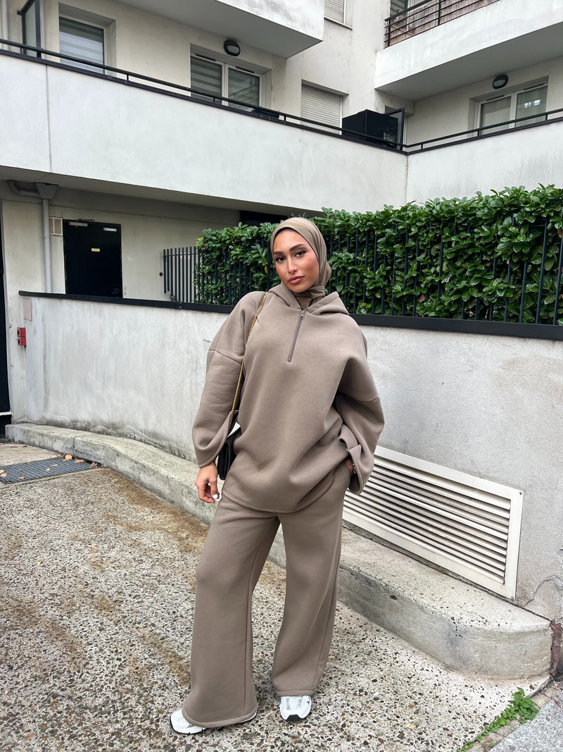 CAGOULE JERSEY PREMIUM [ TAUPE ]