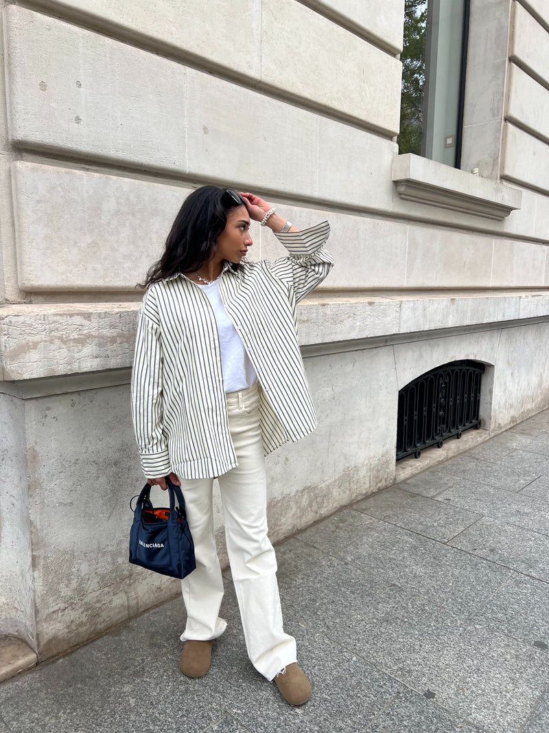 CHEMISE OVERSIZE RAYURES
