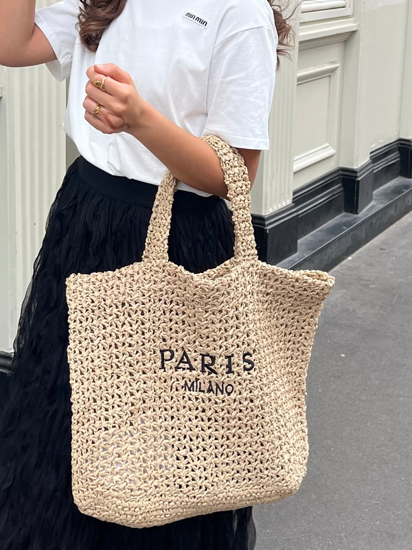 SAC EN PAILLE PARIS