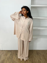 ENSEMBLE MINIMALISTE BEIGE NUDE