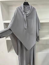 Abaya-Khimar [GRIS]