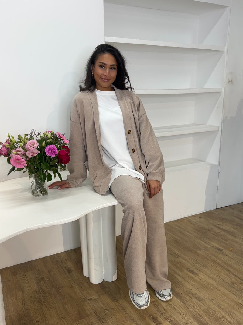 ENSEMBLE DÉCONTRACTÉ EFFET VELOURS