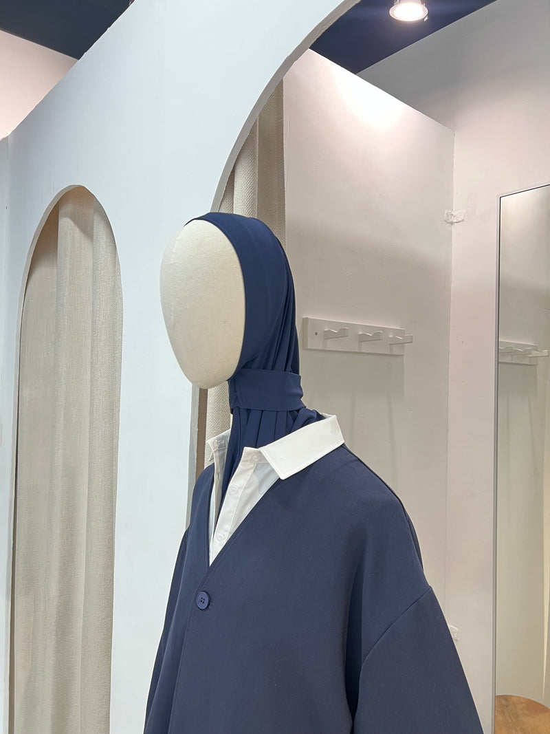 CAGOULE JERSEY PREMIUM [Bleu marine]