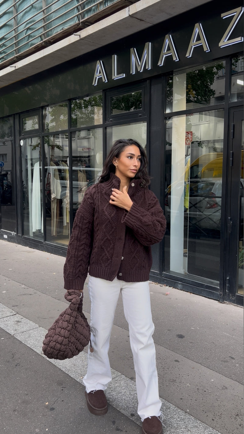 MANTEAU PULL ÉPAIS