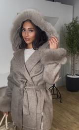 MANTEAU LAINE RENARD GIOVANNI