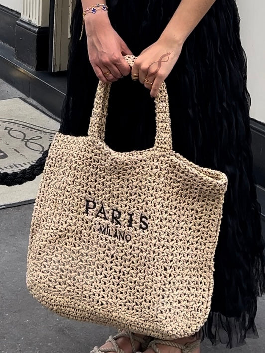 SAC EN PAILLE PARIS