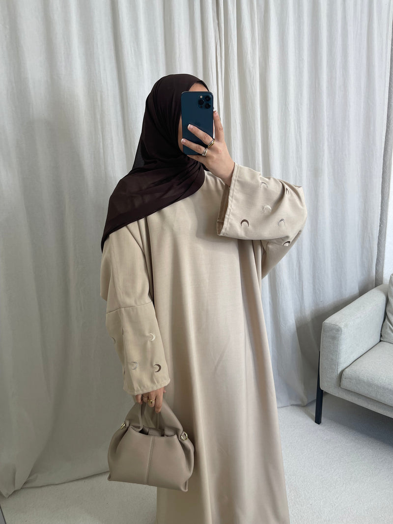 ABAYA BRODÉE QAMAR