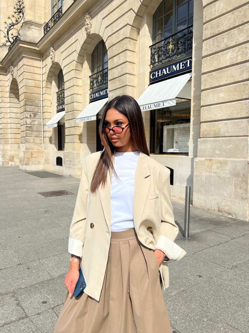 BLAZER OVERSIZE MANCHES DÉTAILS