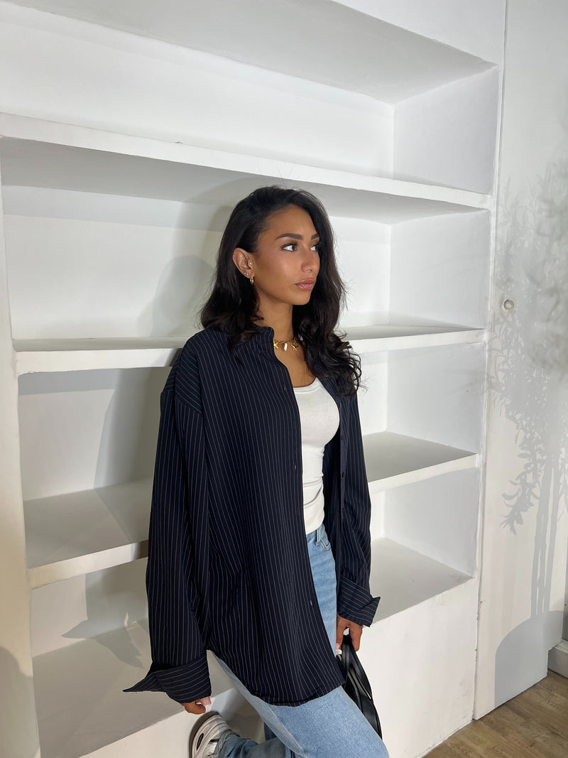 CHEMISE OVERSIZE RAYURES