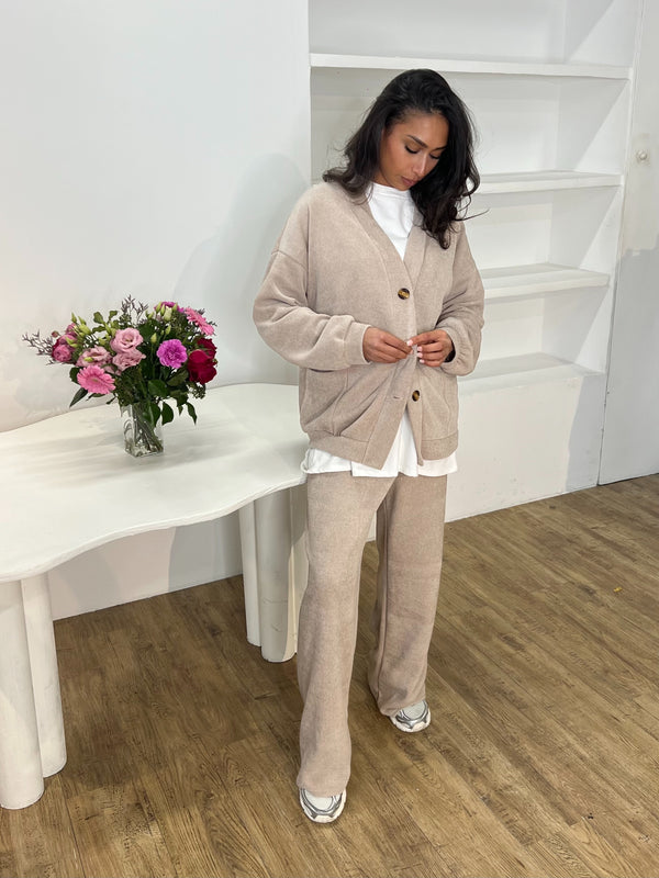 ENSEMBLE DÉCONTRACTÉ EFFET VELOURS