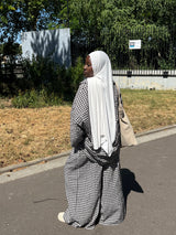 ENSEMBLE VICHY OVERSIZE