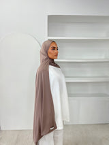 MAXI HIJAB JERSEY LIQUID [TAUPE]