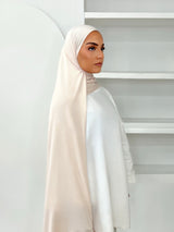 MAXI HIJAB JERSEY LIQUID [BEIGE POUDRÉ]