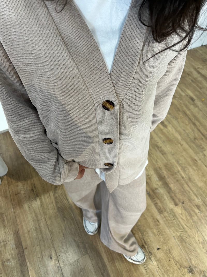 ENSEMBLE DÉCONTRACTÉ EFFET VELOURS